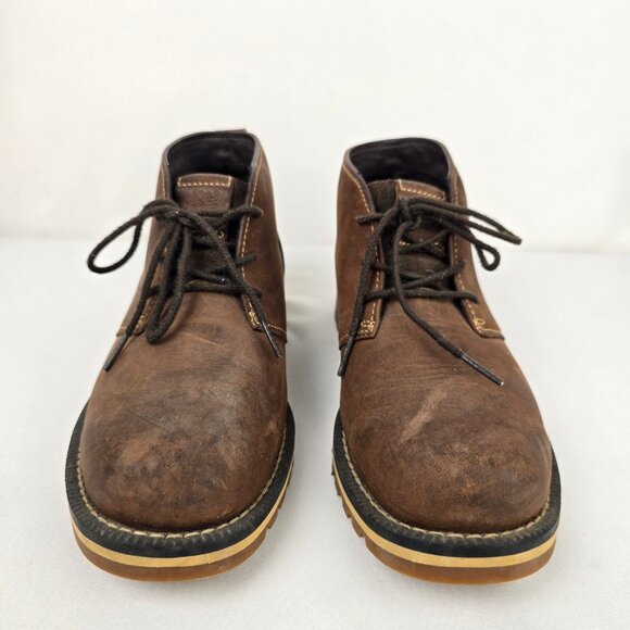 Timberland Ortholite Grantly Waterproof Chukka Boots Brown leather Mens Size 7 - Picture 3 of 9